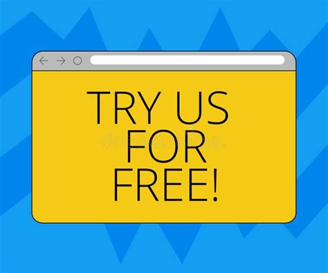 Try Us For Free .